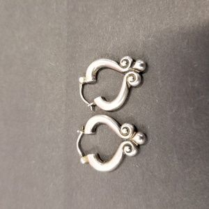 James Avery Scrolled Earrings